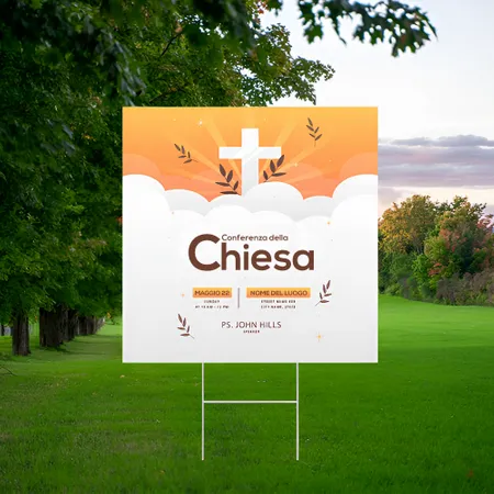 Cartelli da Esterno Personalizzati per Conferenze