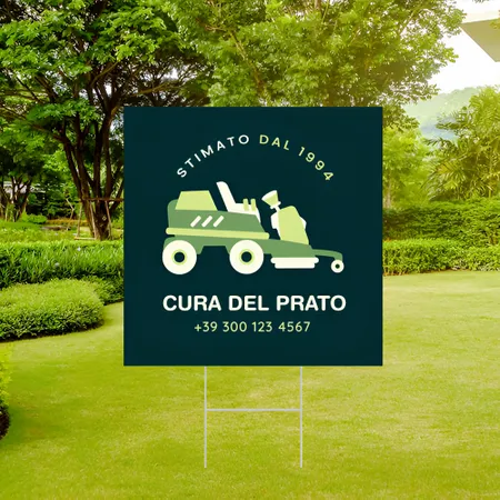 Cartelli da Esterno Personalizzati per Servizi di Giardinaggio