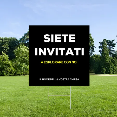 Cartelli da Esterno Personalizzati per Inviti