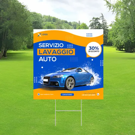 Cartelli da Esterno Personalizzati per Autolavaggi