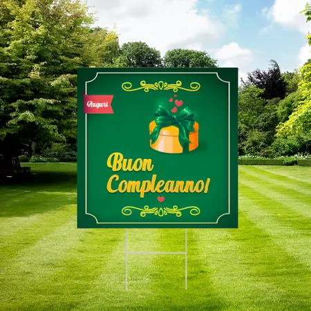 Cartelli di Compleanno Personalizzati