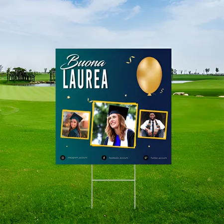 Cartelli da Esterno Personalizzati per Celebrazioni di Laurea