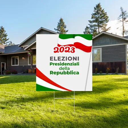 Cartelli da Esterno Personalizzati per Messaggio di Voto