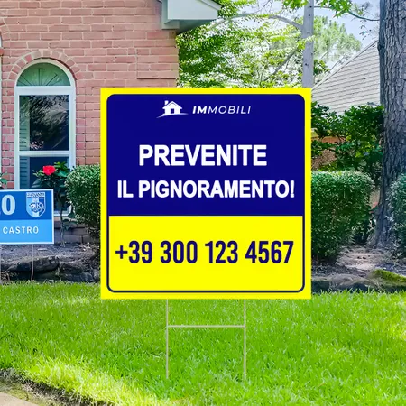 Cartelli da Esterno Personalizzati per Evitare il Pignoramento