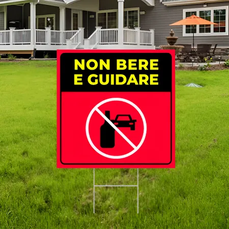 Cartelli da Esterno Personalizzati per Bevanda e Guida
