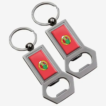 Portachiavi Apribottiglie Resistente in Lega