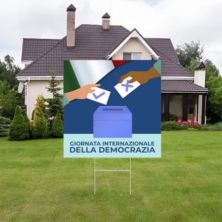 Cartelli da Esterno Personalizzati per la Giornata della Democrazia