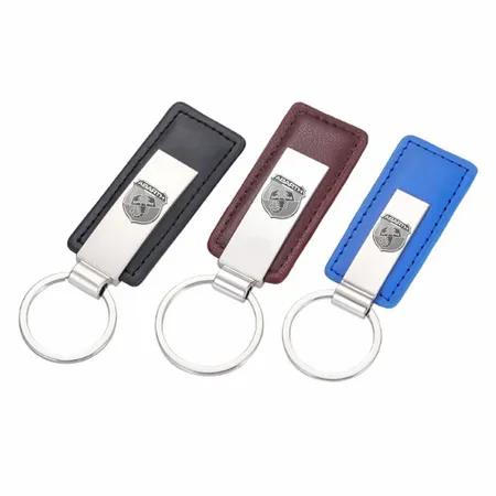 Portachiavi Classici in Metallo e Pelle - Imprint Now - IT