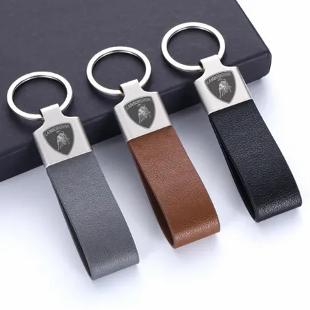 Portachiavi in Pelle con Anello Elegante - Imprint Now - IT