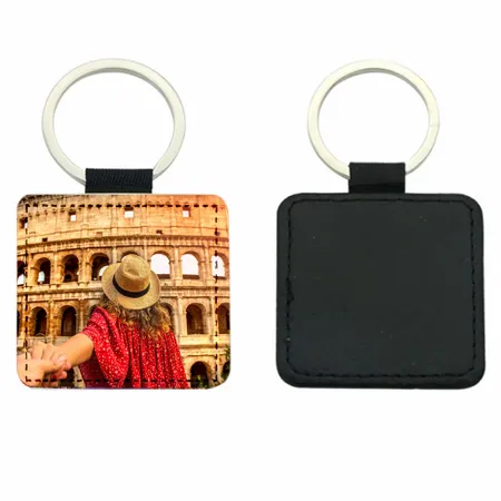 Portachiavi Quadrato in Pelle - Imprint Now - IT