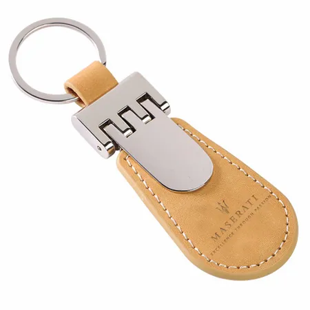 Portachiavi in Pelle con Etichetta Royalty - Imprint Now - IT