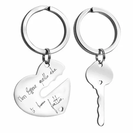 Portachiavi in Metallo per due Persone