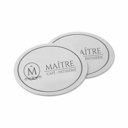 Absorbierende Papieruntersetzer mit Prägung - Imprint Now - DE