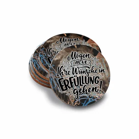 Faserplattenuntersetzer - Imprint Now - DE