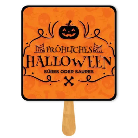 Quadratischer Handfächer - Imprint Now - DE