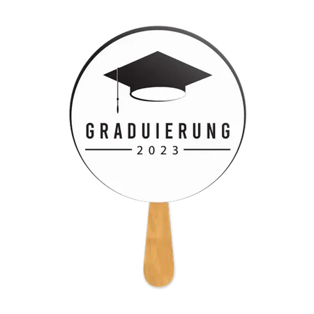 Handfächer für Abschlussfeiern - Imprint Now - DE