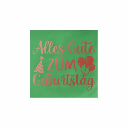 Premium Foliengeprägte Luncheon Servietten - Imprint Now - DE