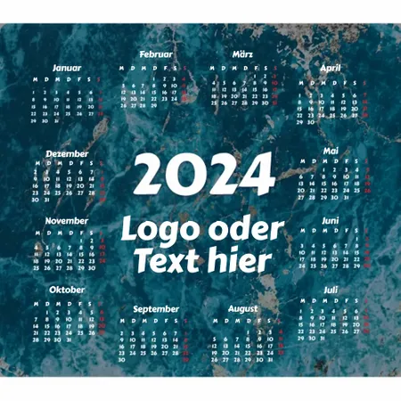 Granit-Kalender-Mauspad Granit-Kalender-Mauspad - Imprint Now - DE