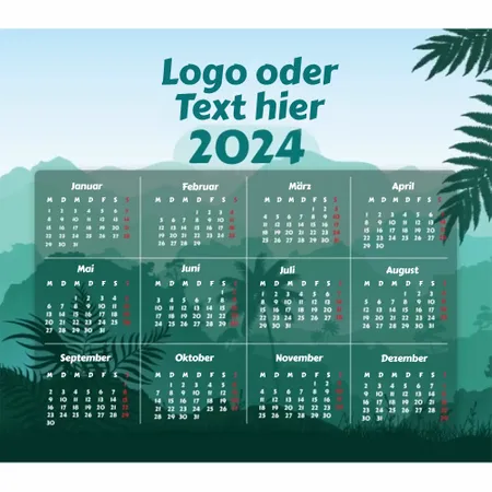 Natur Mauspad mit Kalender Natur Mauspad mit Kalender - Imprint Now - DE