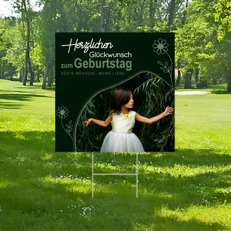 61 cm x 61 cm Gartenschilder