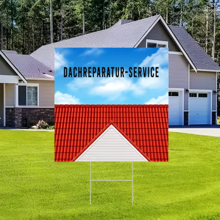 Individuelles Dachreparaturservice-Gartenschilder