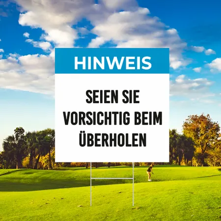 Individuelles Hinweis-Gartenschilder