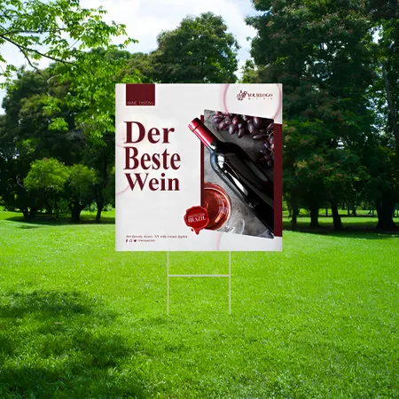 30 cm x 30 cm Gartenschilder