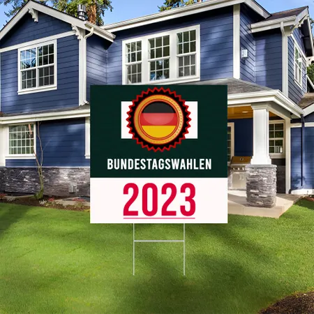 Individuelles Präsidentschaftswahlen Gartenschild