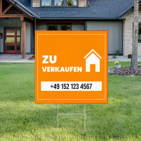 Verkauf Gartenschilder