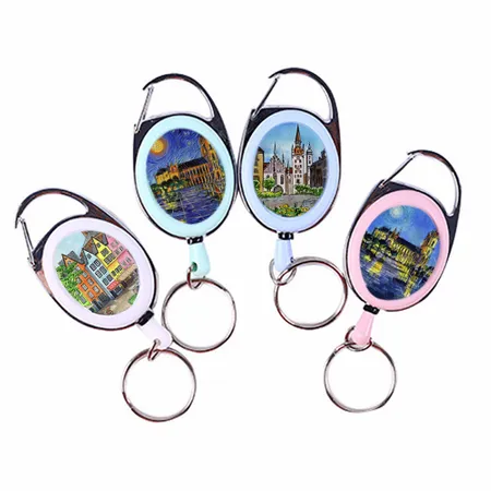 Clip Drawstring Badge Reel Schlüsselanhänger Clip Drawstring Badge Reel Schlüsselanhänger - Imprint Now - DE