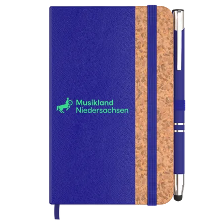 Hyde Kork Notizbuch & Paragon Kugelschreiber