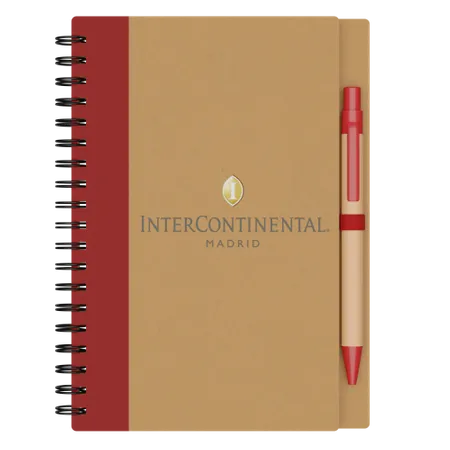 Cuaderno y Bolígrafo Eco Spiral