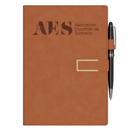 Cuaderno de Piel con Bolígrafo