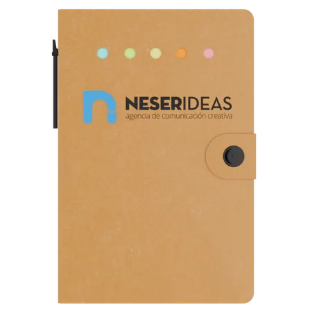 Cuaderno Pequeño con Elementos Esenciales de Escritorio