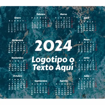 Alfombrilla de Ratón con Calendario de Granito - Imprint Now - ES