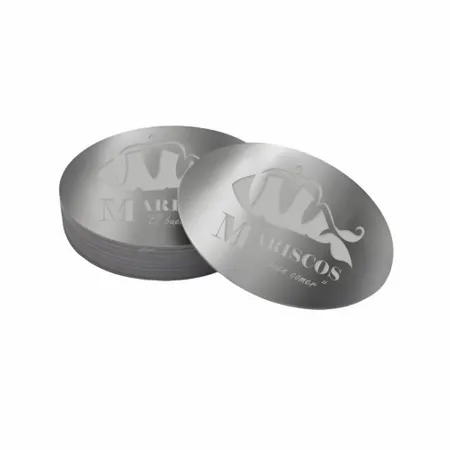 Posavasos de acero inoxidable - Imprint Now - ES