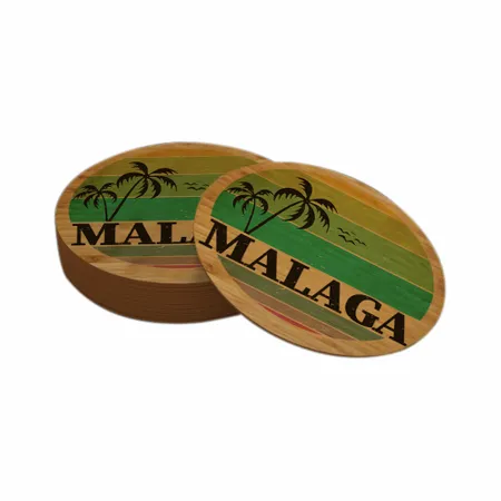 Posavasos de bambú - Imprint Now - ES