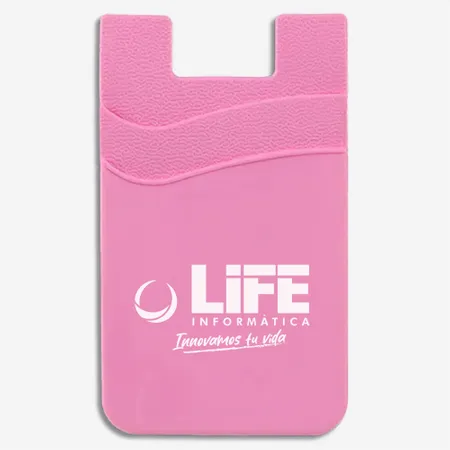 Cartera de Silicona Para Teléfono Tarjetero Doble - Imprint Now - ES