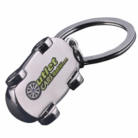 Llavero de Metal con Forma de Coche Intrincado - Imprint Now - ES