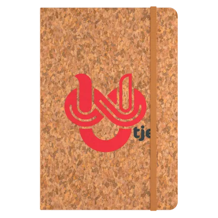 Notitieboekje met Kustprint van Kurk en Linnen