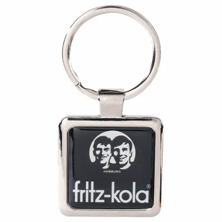 Quadratischer Epoxy-Metall-Schlüsselanhänger Quadratischer Epoxy-Metall-Schlüsselanhänger - Imprint Now - DE