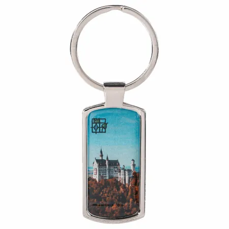 Metall-Schlüsselanhänger Gerade Rechteckig Metall-Schlüsselanhänger Gerade Rechteckig - Imprint Now - DE