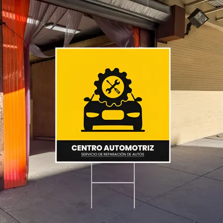 Cartel Personalizado de Reparación de Coches