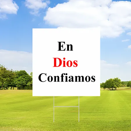 Cartel de Mensaje Personalizado