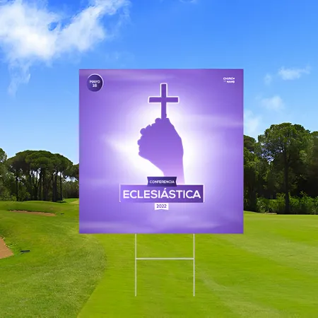 Cartel Personalizado para la Conferencia de la Iglesia