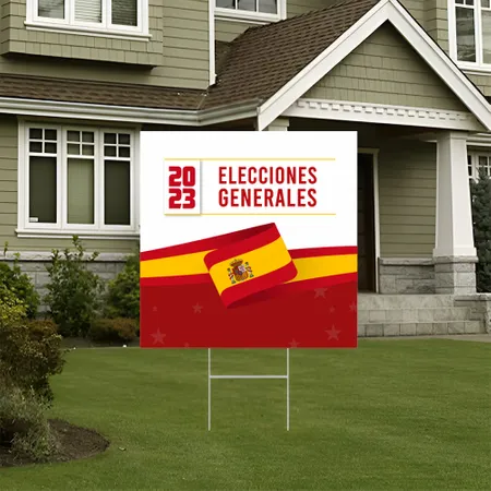 Cartel de Jardin Personalizado del Día de la Votación