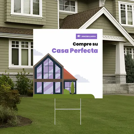 Cartel de Jardín Personalizado Perfect Homes