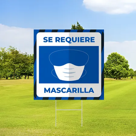 Cartel de Jardin Máscara Facial Personalizada