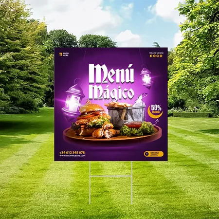 Cartel de Oferta Especial Para Restaurante
