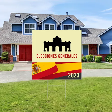 Cartel de Jardin Electoral Personalizado